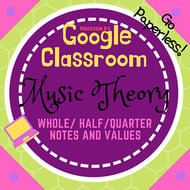 Music Theory Unit 2, Lesson 5: Note Values Digital Resources